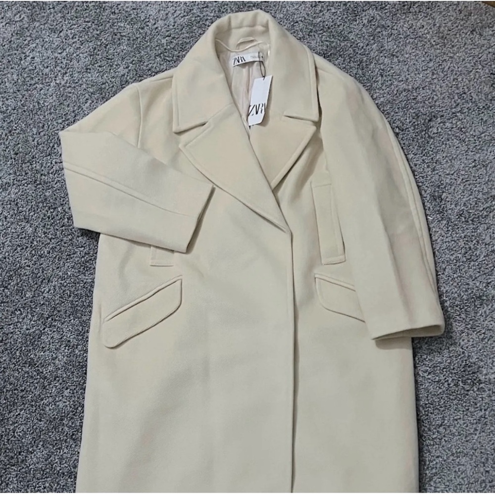 Zara Beige Women's Trench Coat size L
